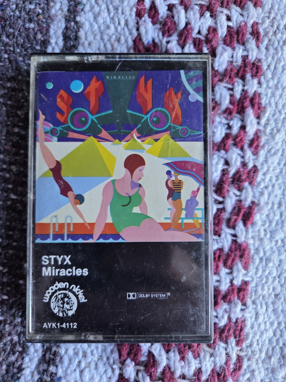 Styx Miracles Cassette Tape - Black